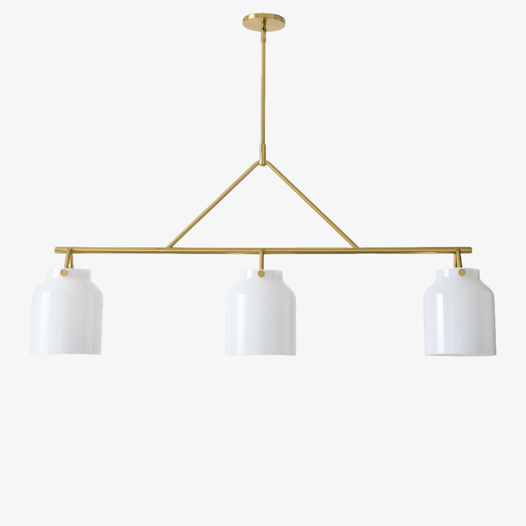 Suspension en métal Morandi de style nordique Hanton — Luminaire minimaliste nordique 
