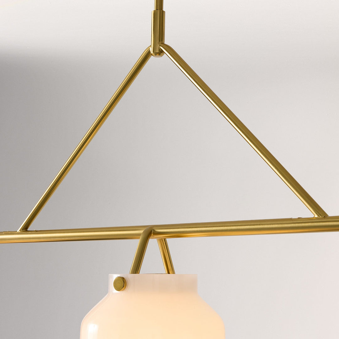 Suspension en métal Morandi de style nordique Hanton — Luminaire minimaliste nordique 