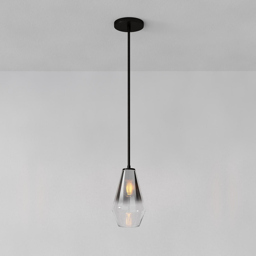 Merin Transparent Glass Sculpture Geometric Chandelier