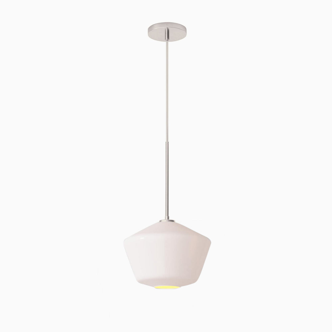 Merin Transparent Glass Sculpture Geometric Chandelier