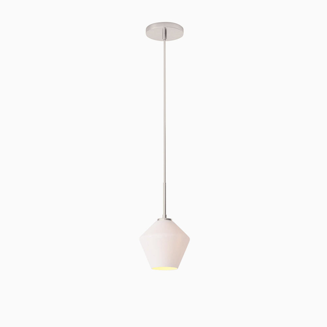 Merin Transparent Glass Sculpture Geometric Chandelier