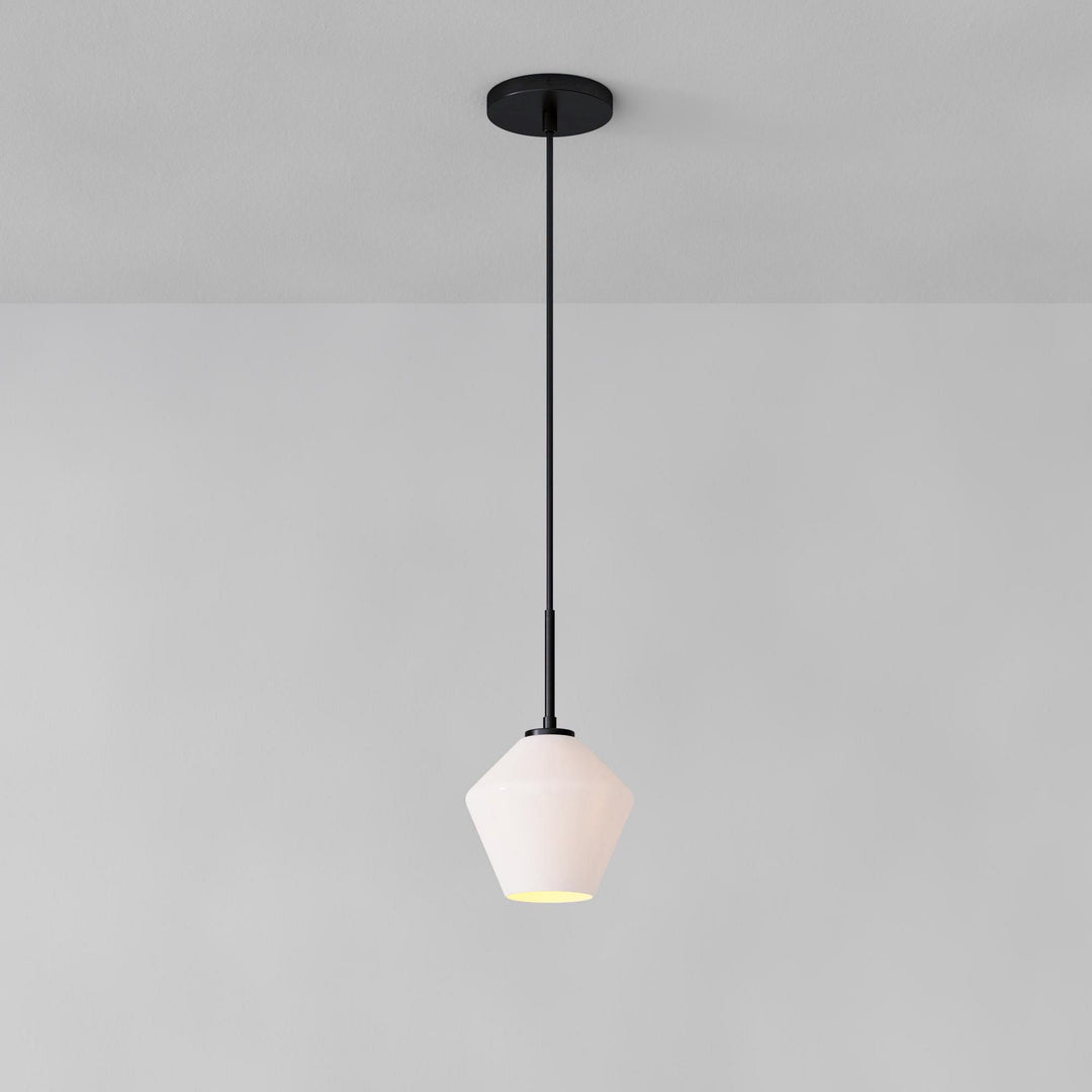 Merin Transparent Glass Sculpture Geometric Chandelier