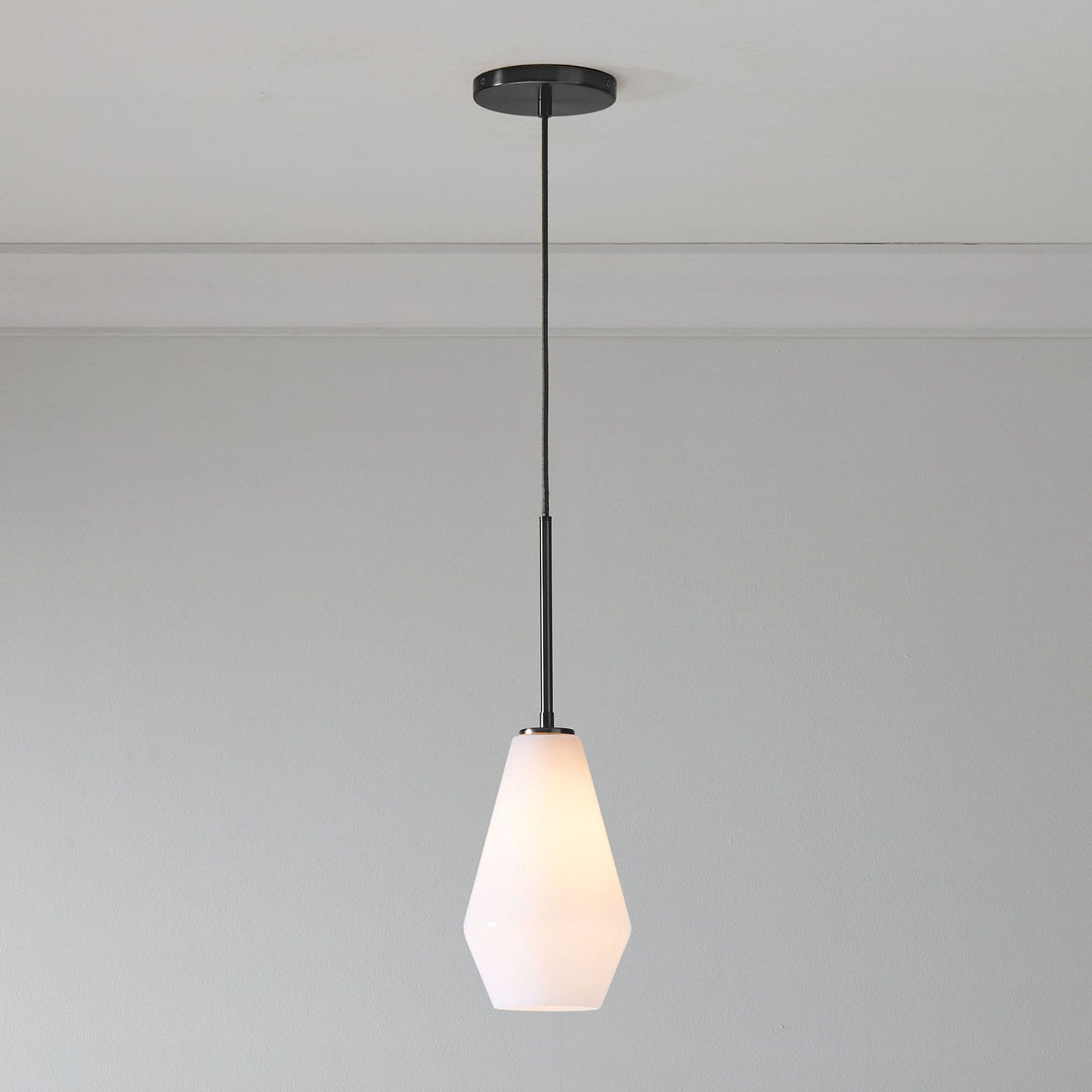 Merin Transparent Glass Sculpture Geometric Chandelier