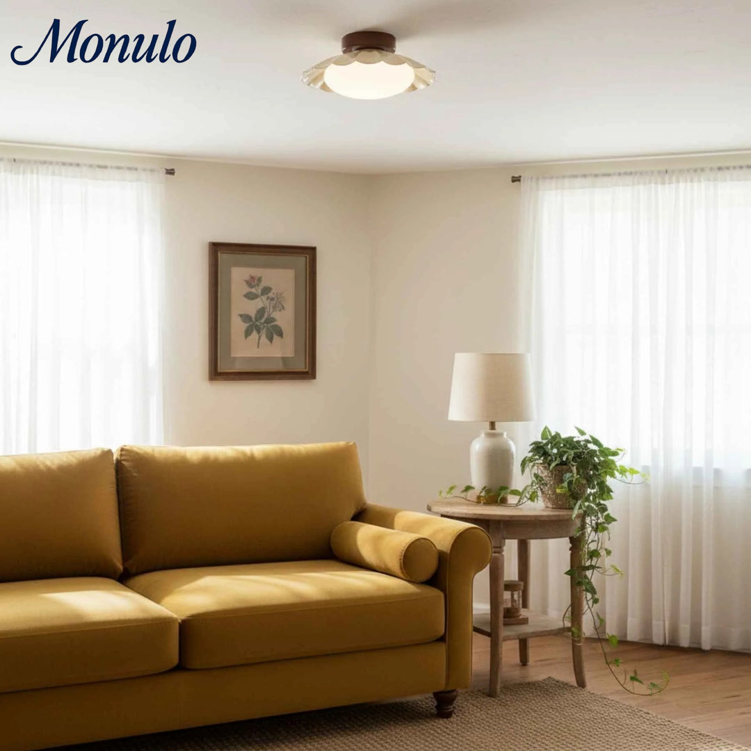 Lámpara de Techo Nubes de Flores Oribela - Diseño Metálico Moderno y Minimalista para Salas y Dormitorios
