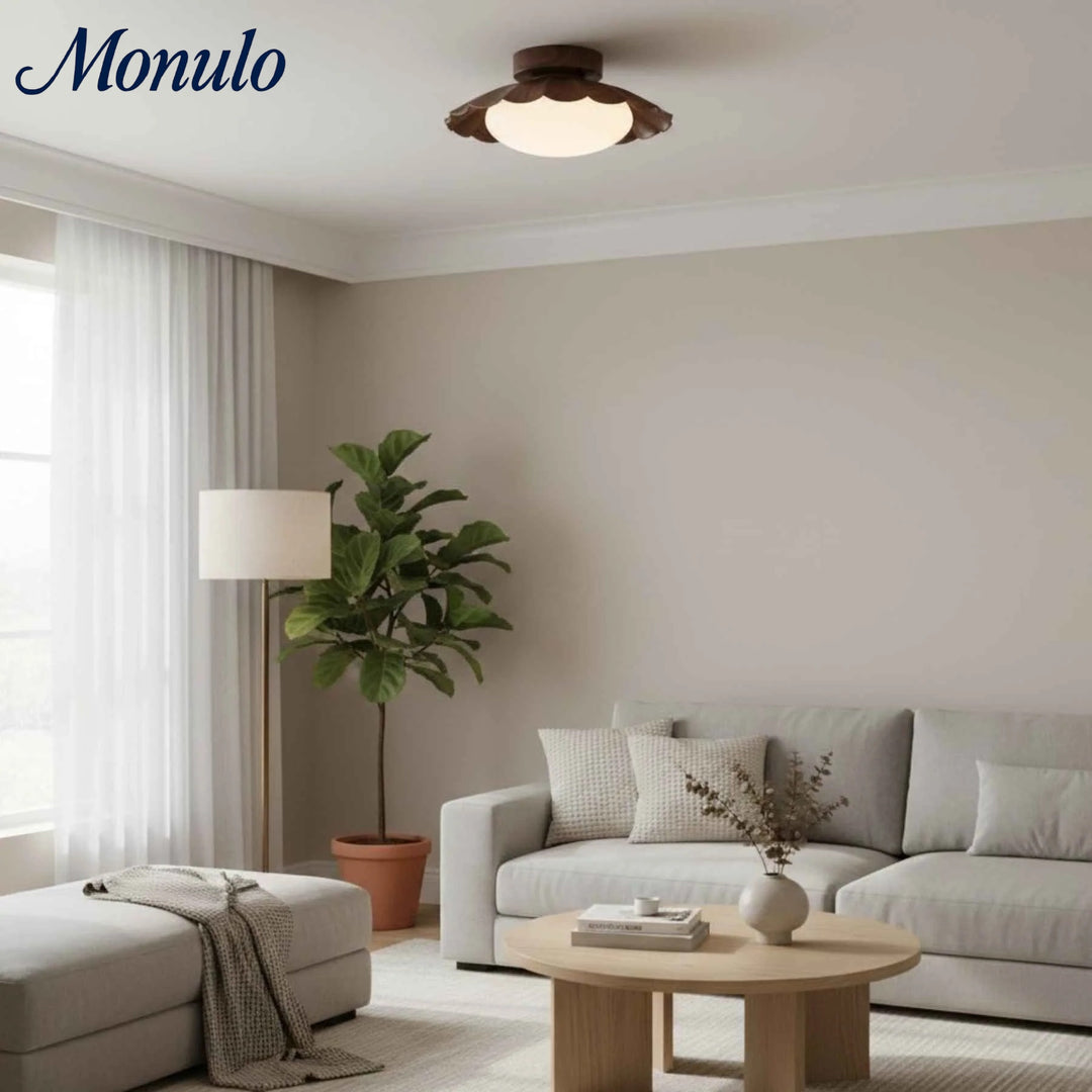 Lámpara de Techo Nubes de Flores Oribela - Diseño Metálico Moderno y Minimalista para Salas y Dormitorios