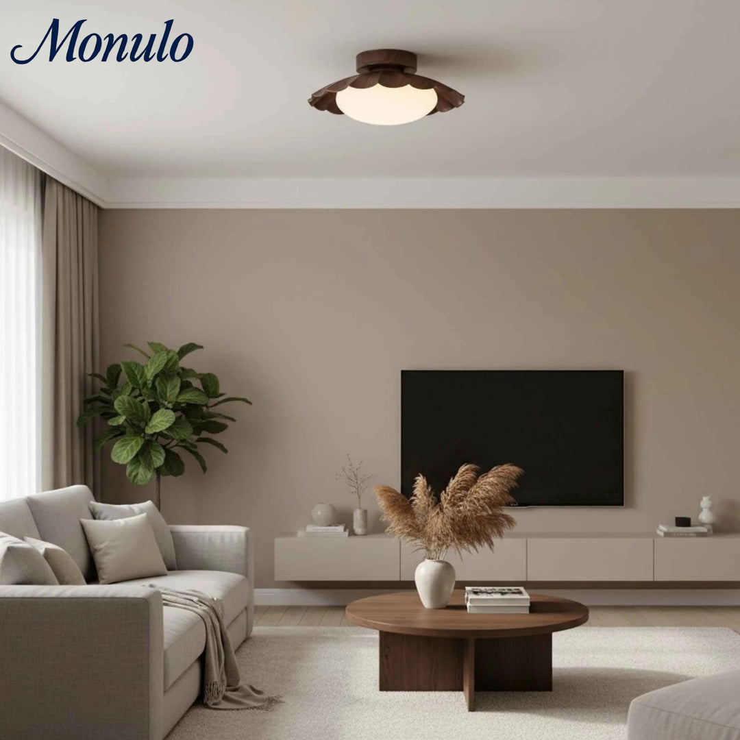 Lámpara de Techo Nubes de Flores Oribela - Diseño Metálico Moderno y Minimalista para Salas y Dormitorios