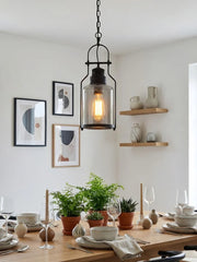 Lámpara colgante minimalista antigua para loft