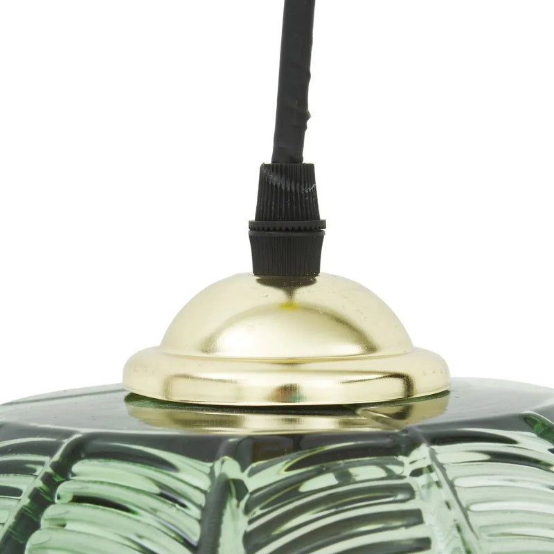 Verdoma Tropical Boho Decorative Glass Pendant Light for Entryway or Hallway