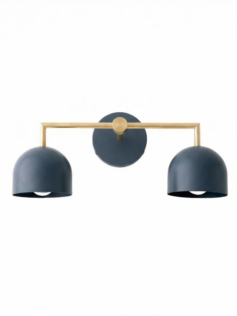 Meito Dome Bauernhaus-Wandlampe – Rustikale, bunte Badezimmer-Waschtischleuchte