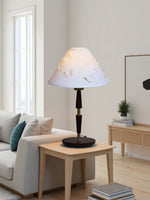 Bild in der Galerieansicht laden, Vintage Schmetterling Tischlampe mit Stoffschirm
