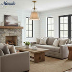 Load image into Gallery viewer, Dumora Modern Minimalist Fabric Tapered Pendant Lamp