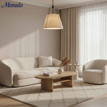 Load image into Gallery viewer, Dumora Modern Minimalist Fabric Tapered Pendant Lamp