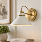 Bild in Gallery-Viewer laden, Aurenza Gebogene Arm Globe Wandlampe – Moderne Industrielle Wandleuchte für Badezimmer, Schlafzimmer und Flur
