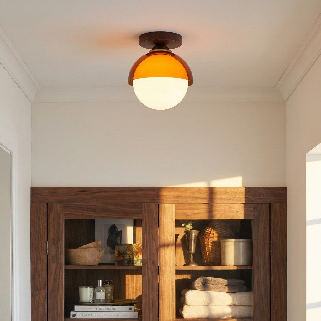 Sunset Afterglow Vintage Ceiling Light for Hallway and Entryway Modern Ambient Lighting