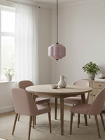 Load image into Gallery viewer, American Vintage Cream Glass Shade Shaped Eloise Chandelier
