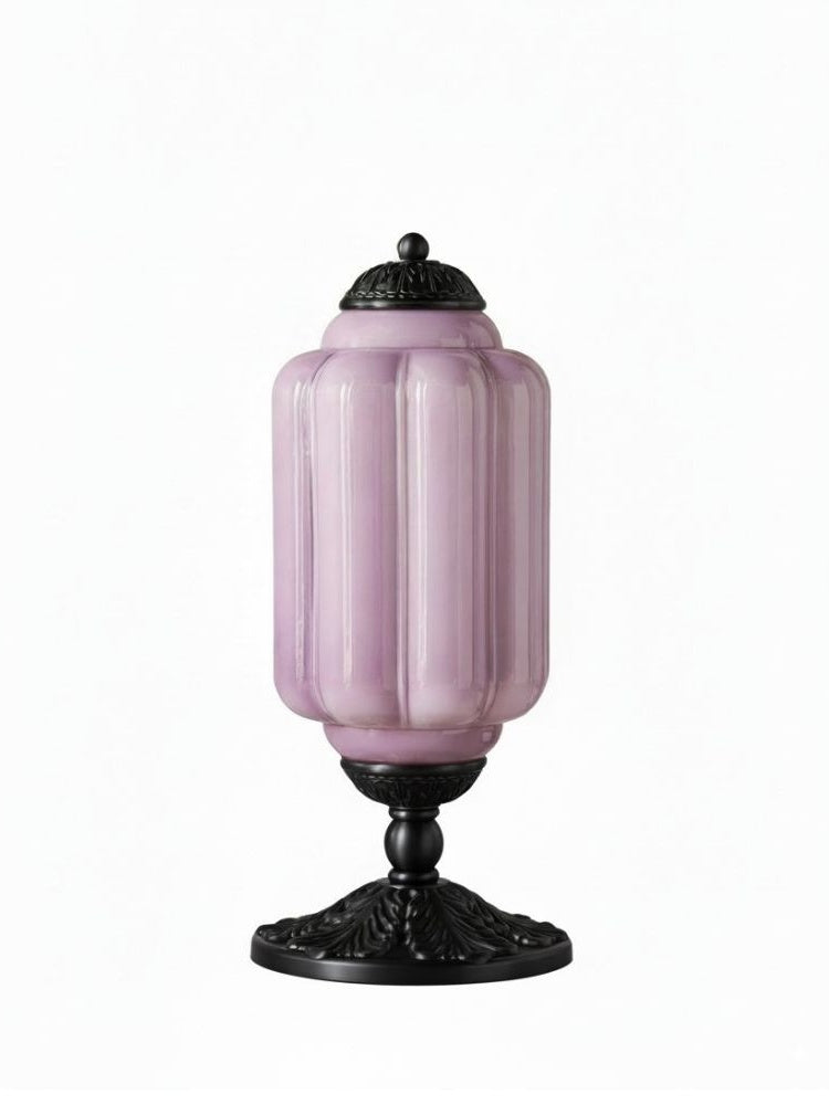 Vintage Glas Eloise Tischlampe