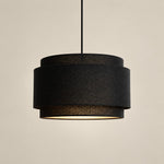 Bild in Gallery-Viewer laden, Modern Linen Drum Pendant Light