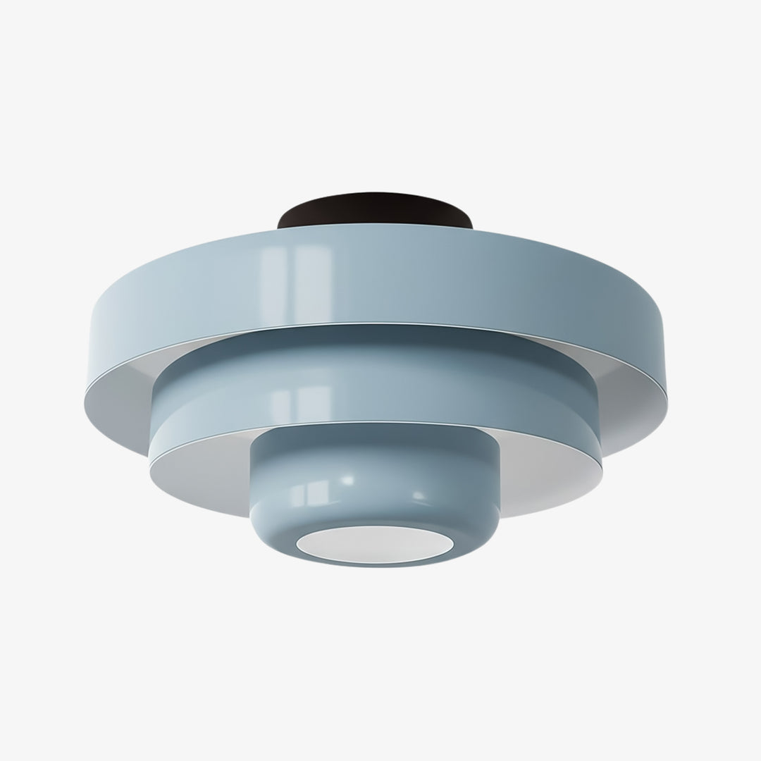 Lampe Plafonnier Sculpturale à Trois Niveaux Malero de Style Bauhaus pour Salon et Chambre