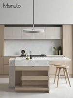 Load image into Gallery viewer, Modern Disc Pendant Light — Nordic Minimalist Fixture for Dining &amp; Kitchen
