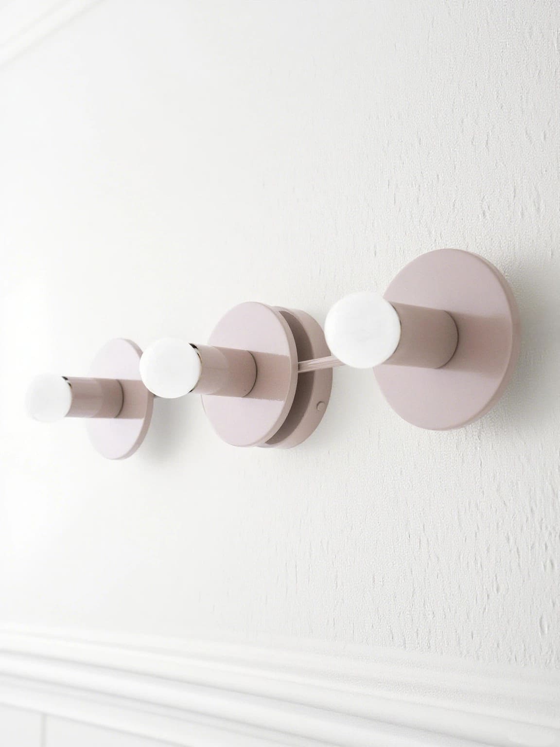 Minimal 3-Light Vanity Wall Sconce – Multiple Color Options Available