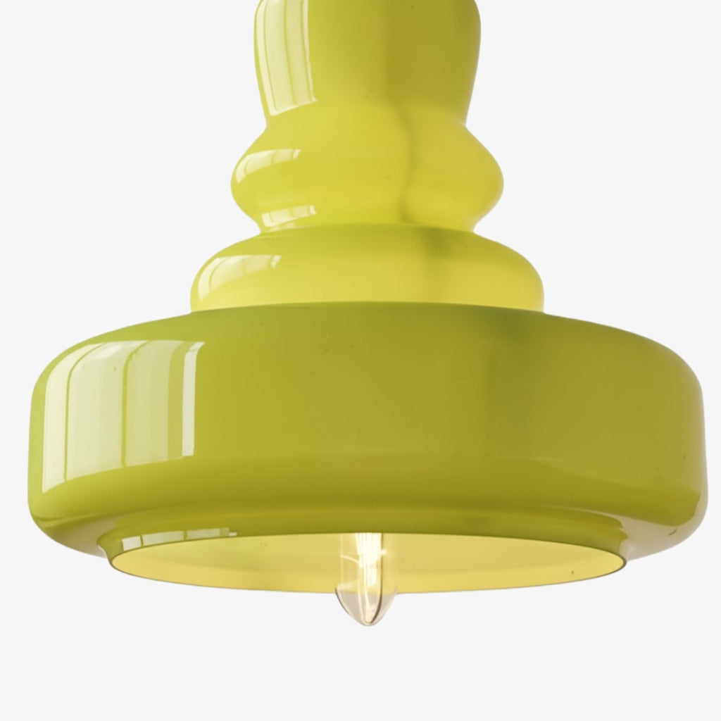 Lámpara Colgante Verdoma Colorida en Forma de Calabaza Bauhaus - Diseño Artístico para Iluminación de Isla de Cocina