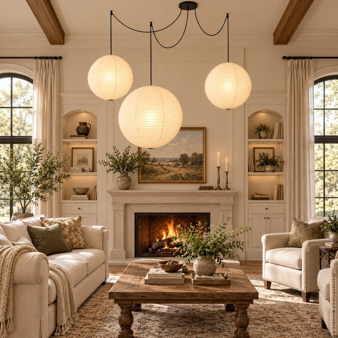Akari Spherical Pendant Light
