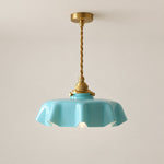 Cargar imagen en el visor de la Galería, Lámpara colgante con flor de inspiración vintage Aluneroa Silueta suave y curva para iluminación interior