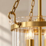 Cargar imagen en el visor de la Galería, Traditional Clear Glass Bell Jar Pendant