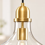 Cargar imagen en el visor de la Galería, Clear Glass Cord Pendant
