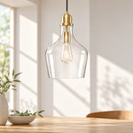 Cargar imagen en el visor de la Galería, Clear Glass Cord Pendant