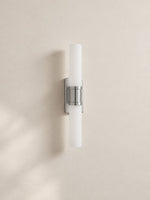 Load image into Gallery viewer, Modern Double Tube Opal Glass Wall Sconce