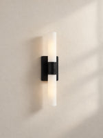 Load image into Gallery viewer, Modern Double Tube Opal Glass Wall Sconce