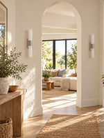 Load image into Gallery viewer, Modern Double Tube Opal Glass Wall Sconce