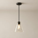 Cargar imagen en el visor de la Galería, Modern Milk Clear Glass Cone Pendant Light