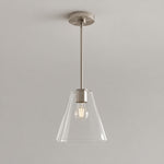 Cargar imagen en el visor de la Galería, Modern Milk Clear Glass Cone Pendant Light