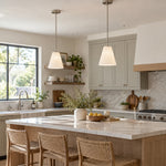 Cargar imagen en el visor de la Galería, Modern Milk Clear Glass Cone Pendant Light