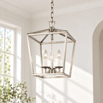 Bild in Gallery-Viewer laden, Modern Geometric Steel Lantern Pendant