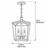 Bild in Gallery-Viewer laden, Modern Geometric Steel Lantern Pendant