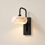 Charger l'image dans la visionneuse de galerie, Modern Travertine Alabaster Wall Sconce