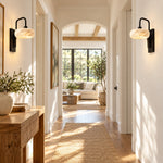 Charger l'image dans la visionneuse de galerie, Modern Travertine Alabaster Wall Sconce