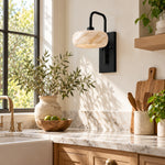 Charger l'image dans la visionneuse de galerie, Modern Travertine Alabaster Wall Sconce