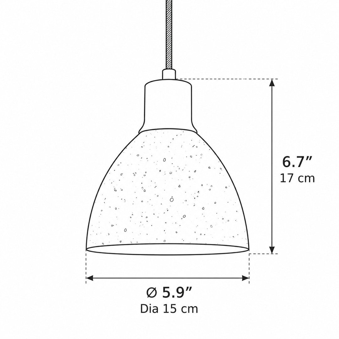 Modern Nerio Wood Walnut Travertine Pendant Light
