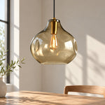 Bild in Gallery-Viewer laden, Organic Mouth-Blown Glass Globe Pendant