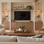 Charger l'image dans la visionneuse de galerie, French Vintage Scalloped Pleated Fabric Pendant Light