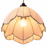 Bild in Gallery-Viewer laden, Modern Scalloped Linen Pendant Light