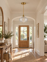 Load image into Gallery viewer, Modern Spiral Clear Glass Pendant Light