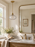 Load image into Gallery viewer, Modern Spiral Clear Glass Pendant Light