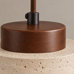 Bild in Gallery-Viewer laden, Modern Natural Stone and Wood Pendant Light
