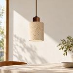 Bild in Gallery-Viewer laden, Modern Natural Stone and Wood Pendant Light