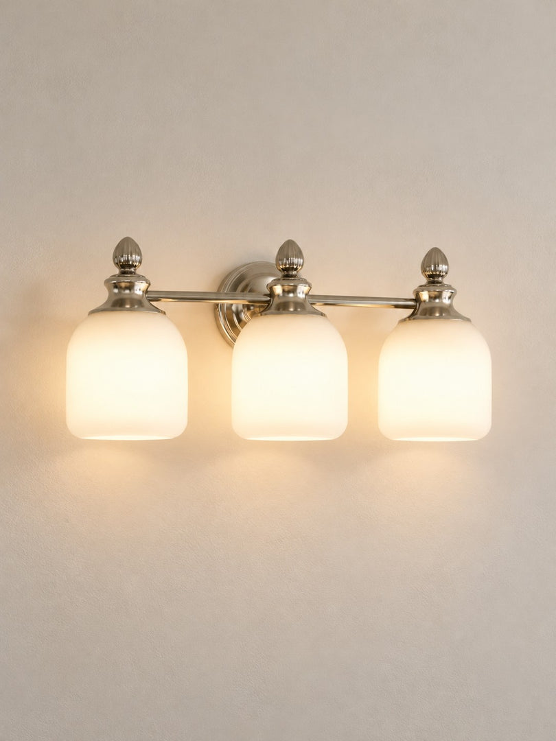 Modern Frosted Glass Vanity Light